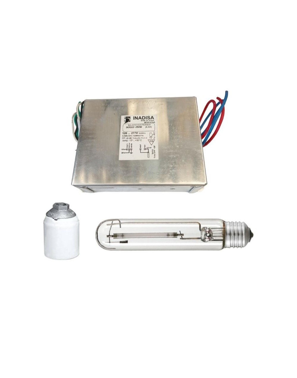 Kit Electronico Multivoltaje Con Bombillo Sodio 250w