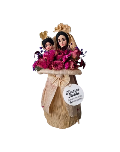 VIRGEN CON NIÑO - NATURAL