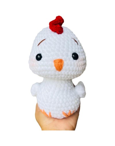 Gallo tejido a mano | Amigurumi artesanal