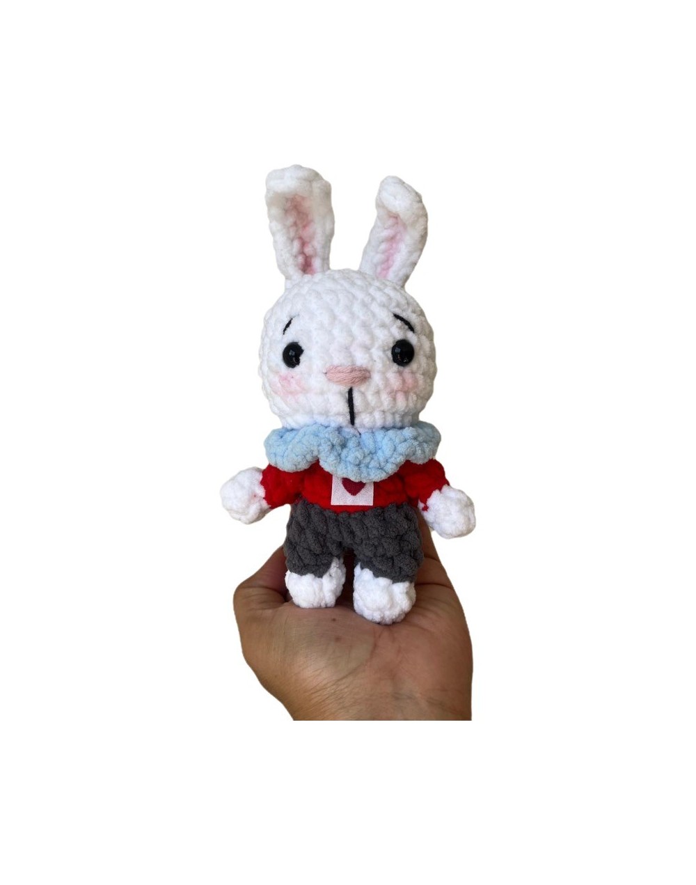Mini conejo amigurumi tejido a mano | Figura artesanal