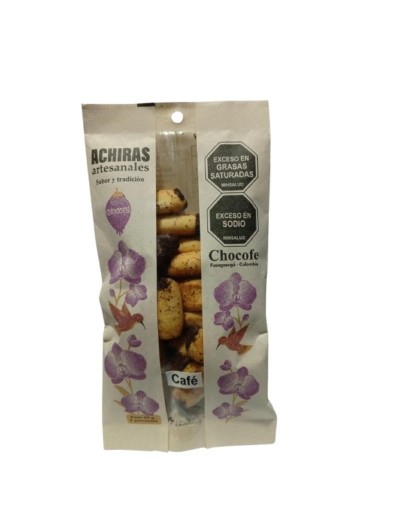 Achiras de sagu con cafe
