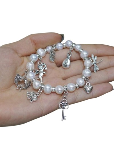 Pulsera Dijes Fortuna - Nativa Consciente