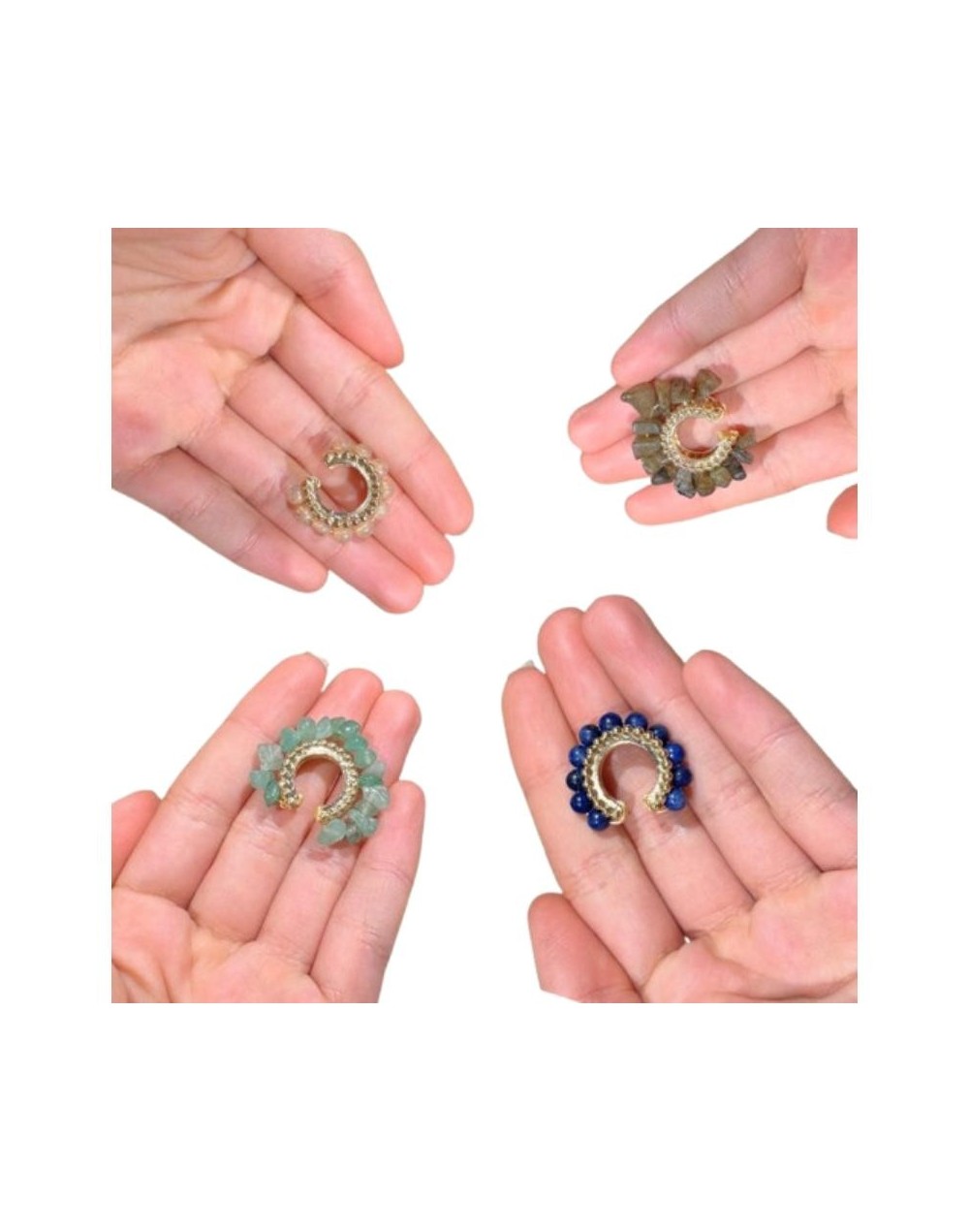 Earcuff Cuarzo - Nativa Consciente