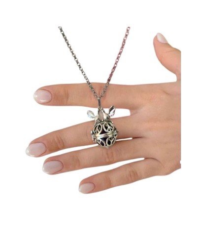 Collar Llama Angeles / Ala Ángel - Nativa Consciente