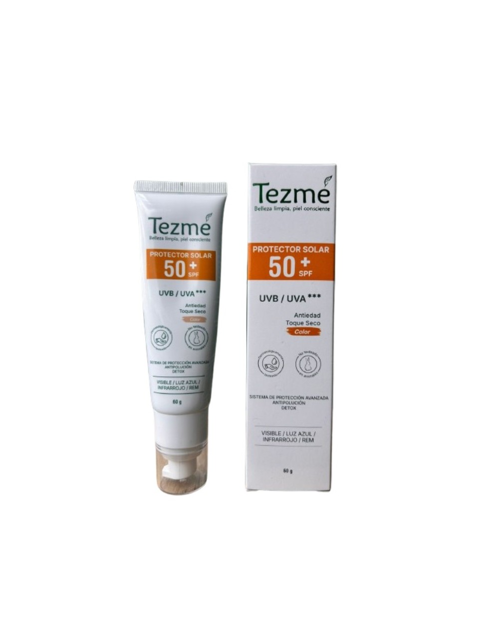 Tezmé Protector Solar SPF 50+ Color