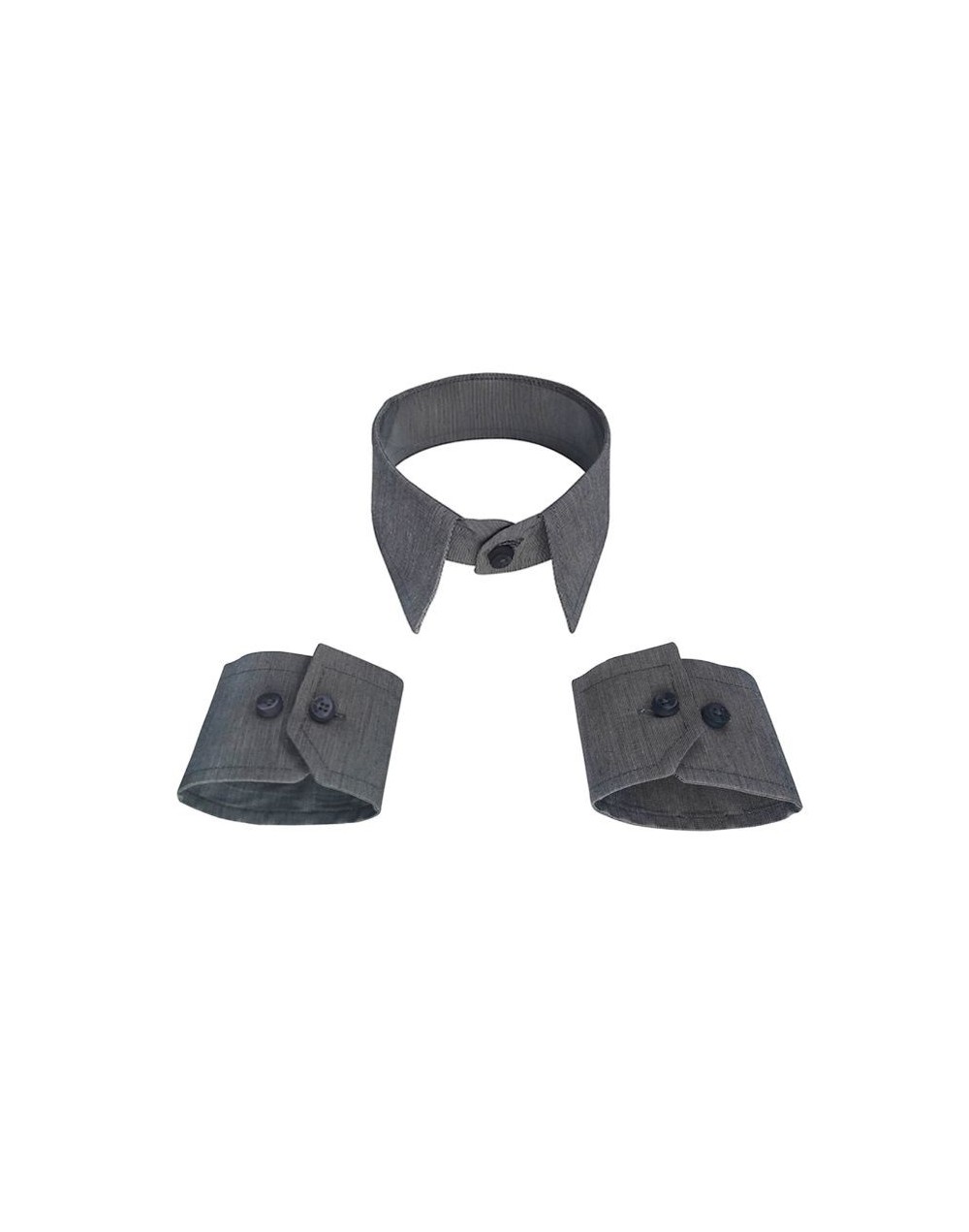  Cuello ingles y puños para cambiarle a tu camisa gris formal