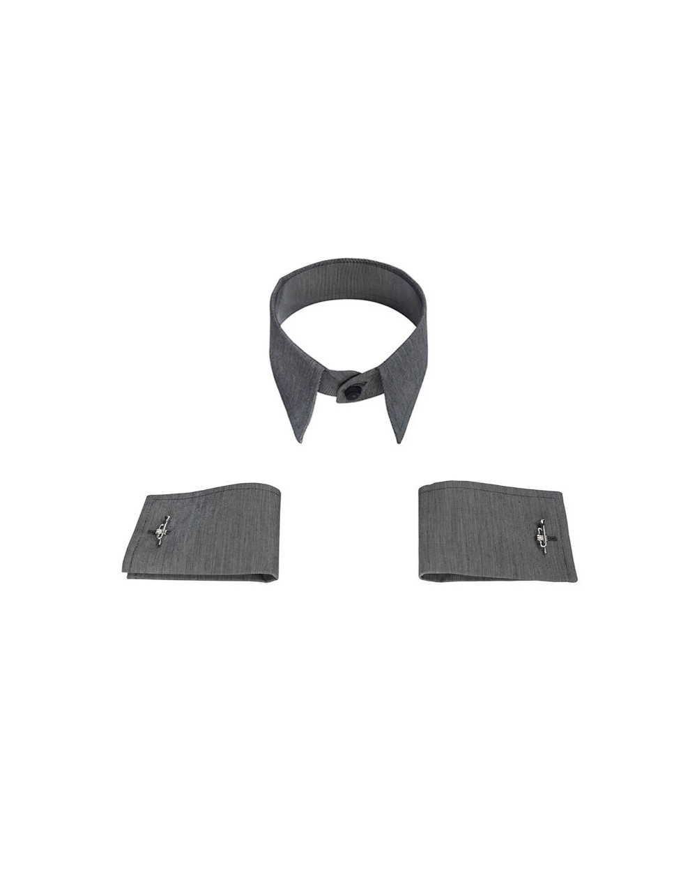 Cuello y puños mancornas para cambiarle a tu camisa gris