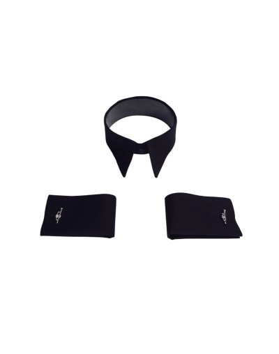 Cuello y puños mancornas para cambiarle a tu camisa negra