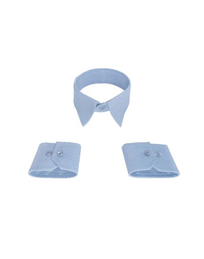 Cuello y puños para cambiarle a tu camisa azul claro formal
