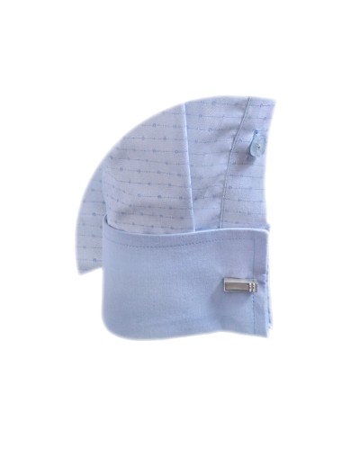 Camisa Formal Color Azul Claro Puño Para Mancornas Slim Fit Hombre XS a 10XL