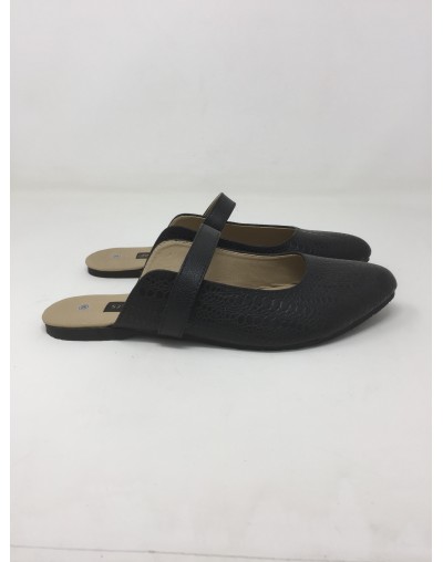 Bailarina cuero 18112 – Cuero negro x Negro