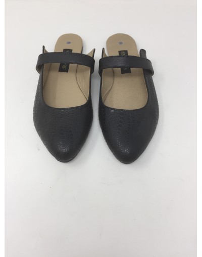 Bailarina cuero 18112 – Cuero negro x Negro