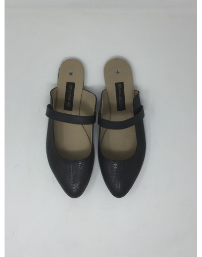 Bailarina cuero 18112 – Cuero negro x Negro