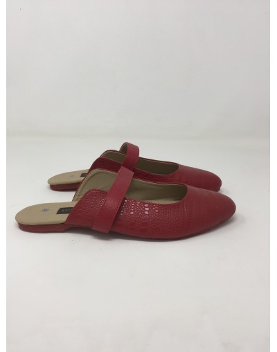 Bailarina cuero 18112 – Cuero Rojo x Rojo