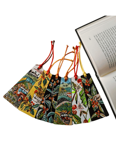 Separadores para libro Pintados a Mano Cultura cafetera