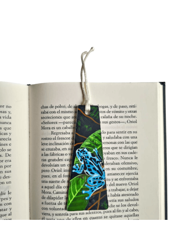Separadores para libro Pintados a Mano Ranas de Colombia