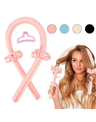 ONDAS SIN CALOR TUBO RIZADOR SATIN + SCRUNCHIES CABELLO