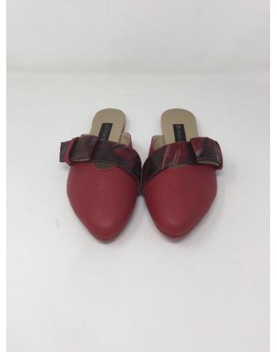 Bailarina cuero 20201 – Cuero Rojo x folia Rojo
