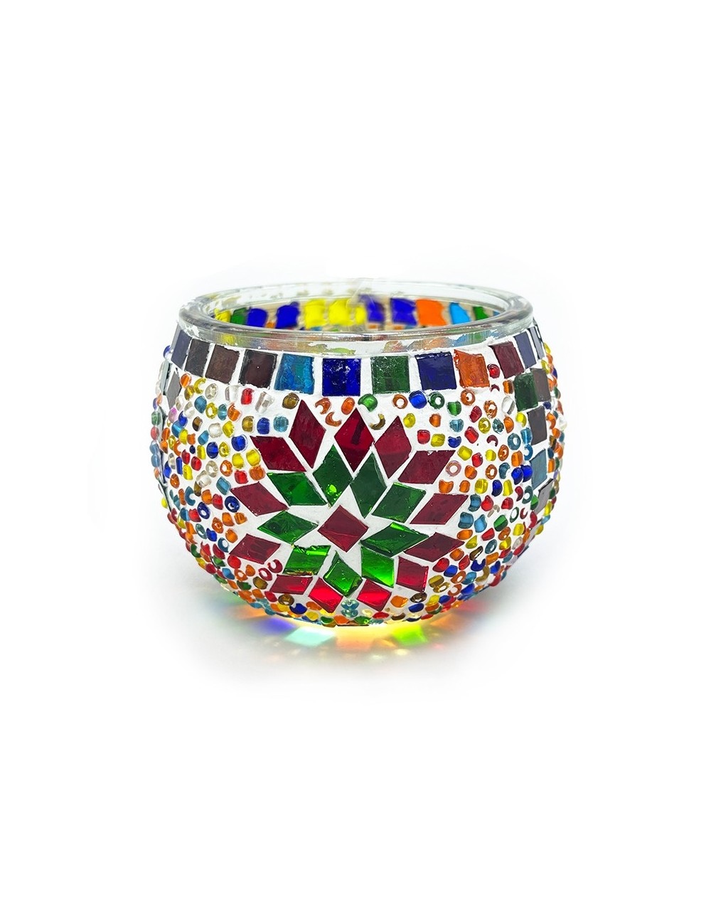 Portavela en Mosaico - Diseño 8