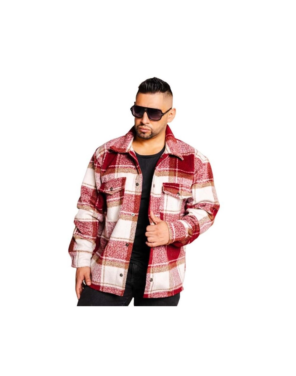 LEÑADORAS A CUADROS EN PAÑO PARA HOMBRE 