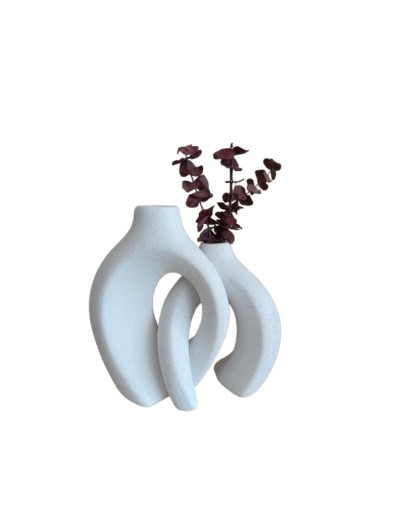 DUO DE JARRONES “FLUIR” 