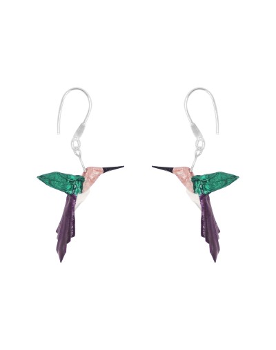 Arete colibrí cola larga