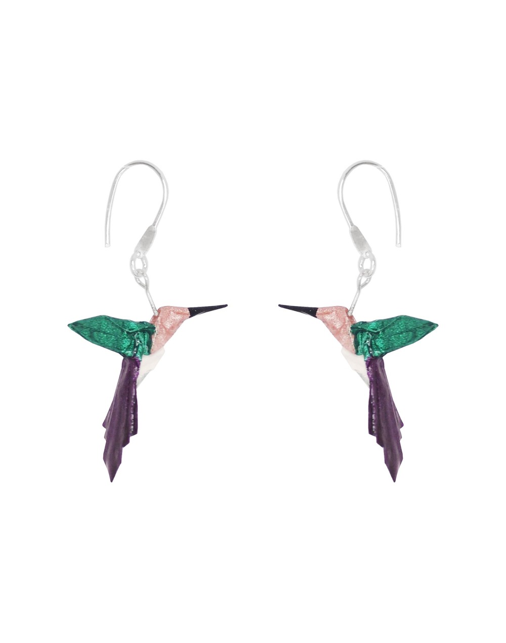 Arete colibrí cola larga