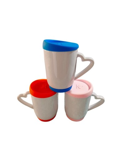 Mug tapa y base 