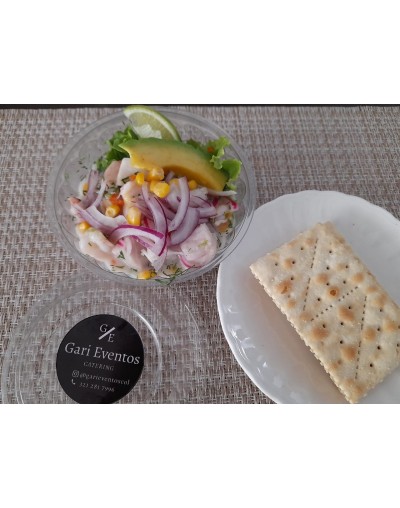 Ceviche de Pescado y Camarón al Estilo Peruano