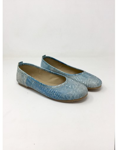 Bailarina cuero 19107 – Placa IT azul cl 