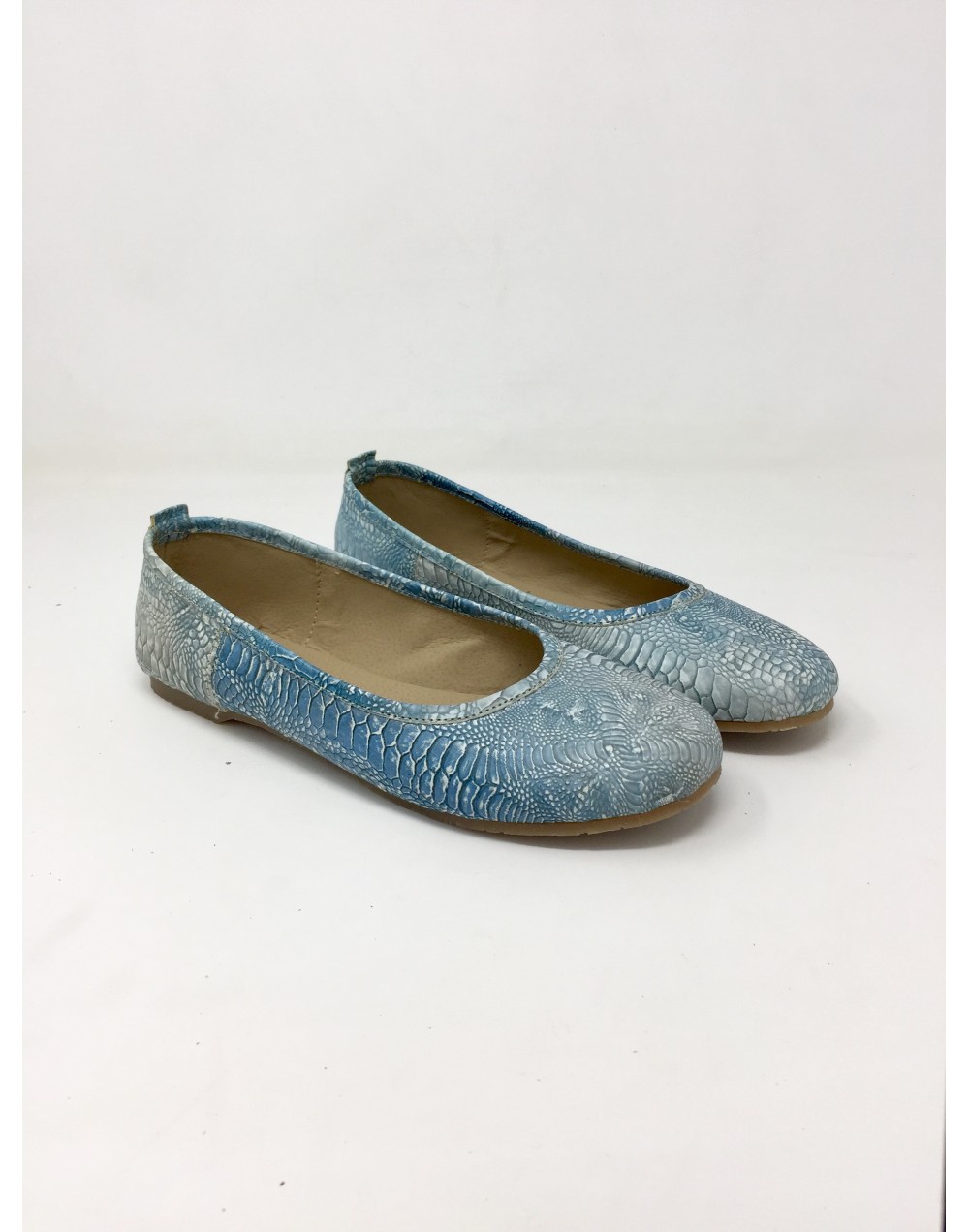 Bailarina cuero 19107 – Placa IT azul cl 