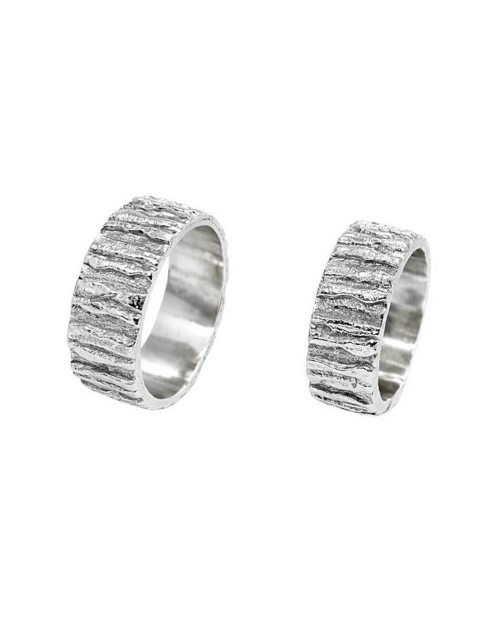 Argollas de Matrimonio Únicas en Plata – Diseño Original - Eliana Soto - Joyería Artesanal