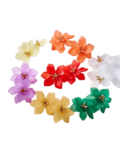 Flores de material recuperado