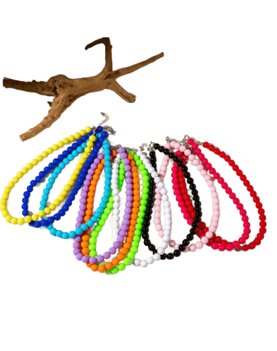 Collar perlas chunky