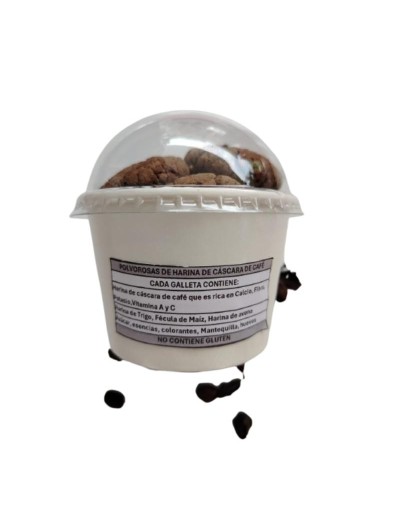 Galletas Polvorosas de Cáscara de Café | Frutos secos | Artesanales
