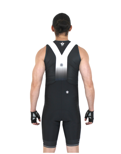 Pantaloneta Road machine-Masculina Negra