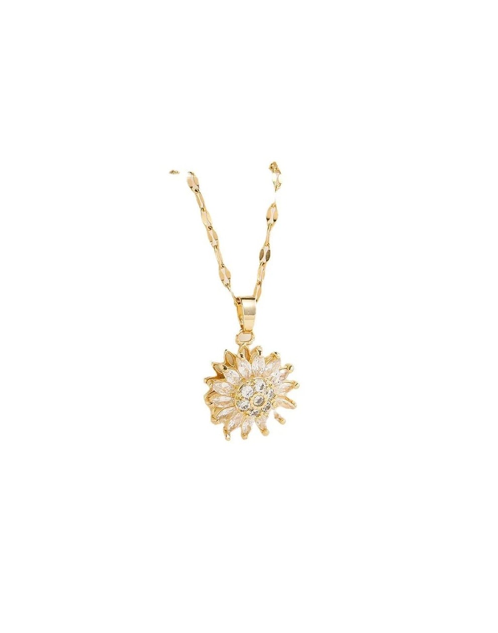 Collar giratorio girasol