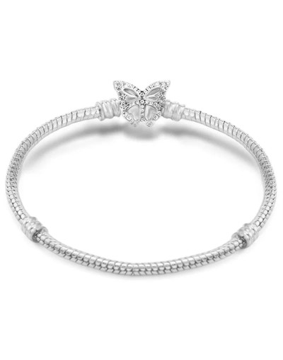 Manilla tipo pandora con cierre de mariposa