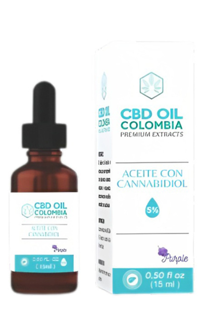 Aceite con cbd  (cannabidiol) purple 15 ml