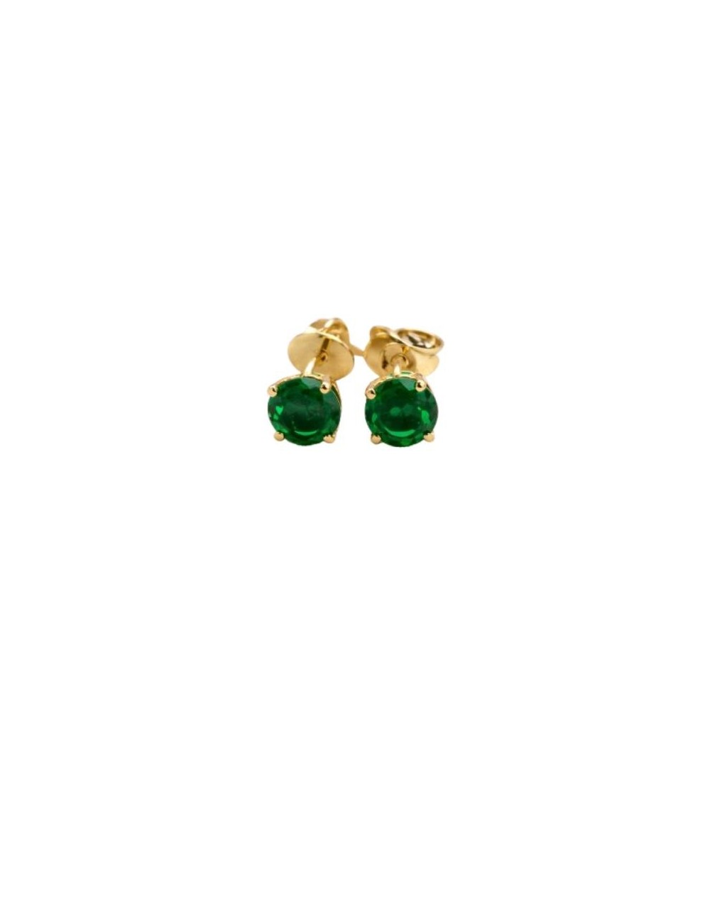Aretes de Piedra Verde: Elegancia y Brillo Natural