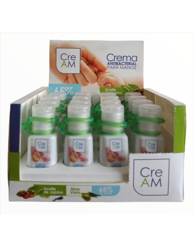 Crema Antibacterial para Manos caja x 16 Uds 