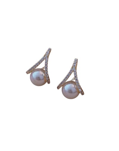 Aretes con perlas
