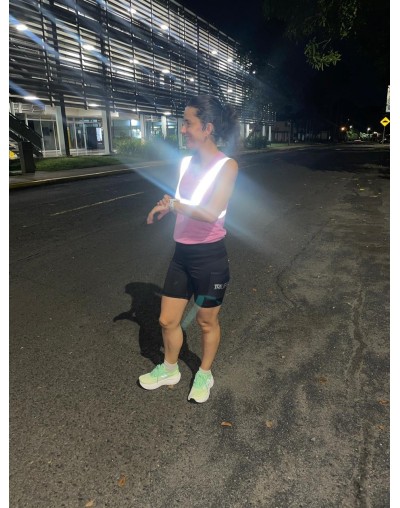 Bandas elásticas alta visibilidad 350 lúmenes cubre pecho, brazos y tobillos unisex