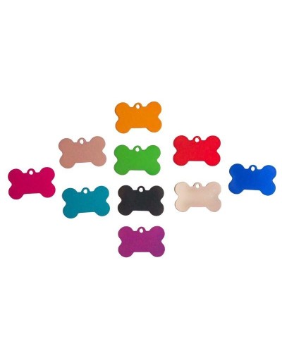 Placas en aluminio de colores para perros
