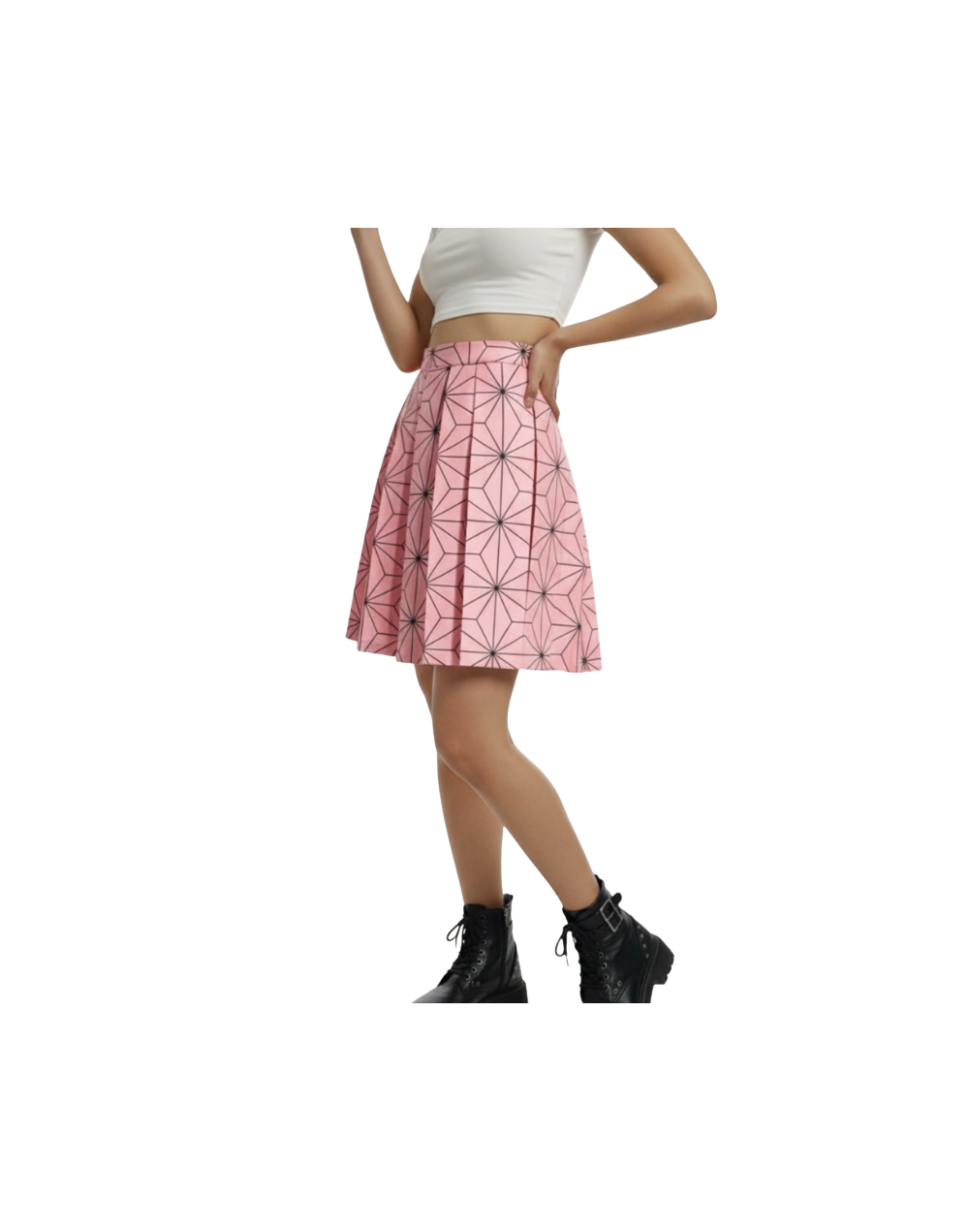 Falda Nezuko con Cadena | Multitalla Ajustable S-XL Anime