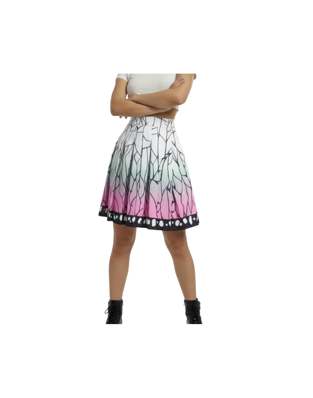 Falda Shinobu con Cadena | Multitalla S-XL Estilo Anime