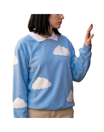 Saco Clouds Collection | Rosa, Lila y Azul con Diseño de Nubes