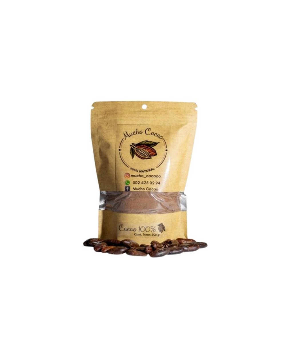 Cacao en Polvo 250 Gr MJucho Cacao