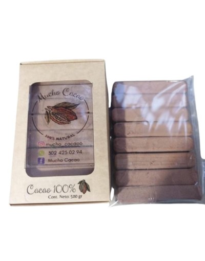 Cacao en Pastilla 450 Gr Mucho Cacao 