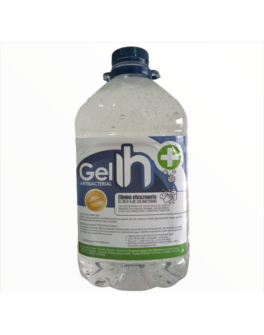 Gel Antibacterial Instincts al 70  Galón 3800 CC